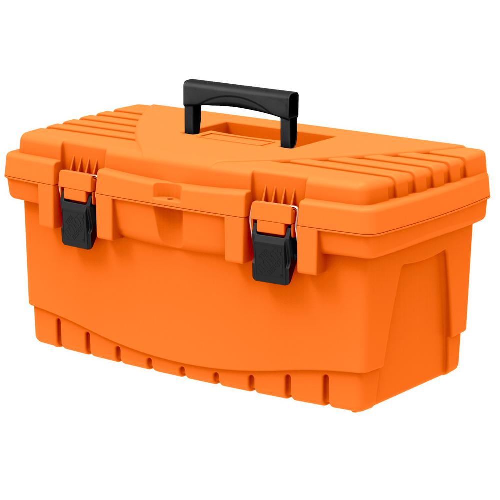 orange the home depot portable tool boxes